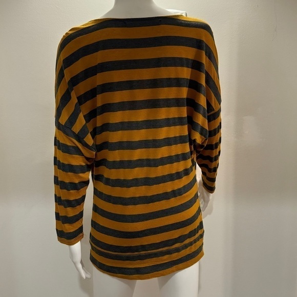 MICHAEL STARS Striped Pullover Top One Size EUC - Picture 3 of 9